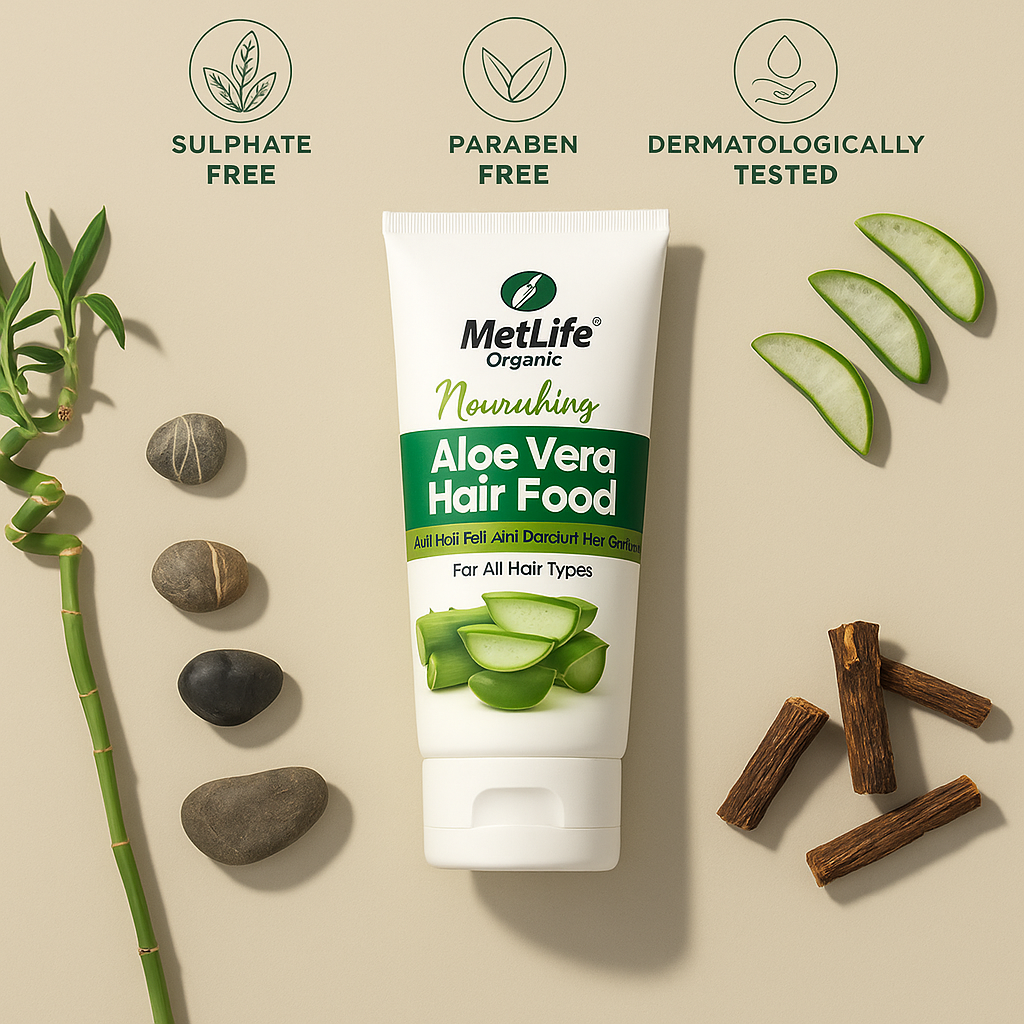 Aloe Vera Hair Food (Organic) – Natural Solution for Hair Growth, Strength & Shine image