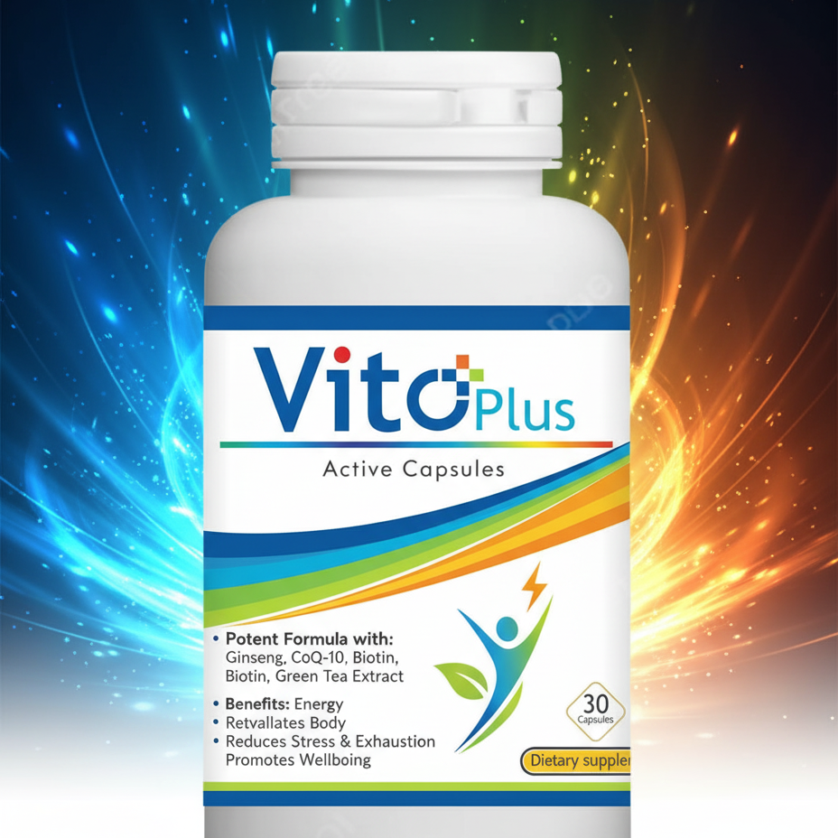 Vito-Plus Active Capsules – Natural Energy & Wellness Supplement image