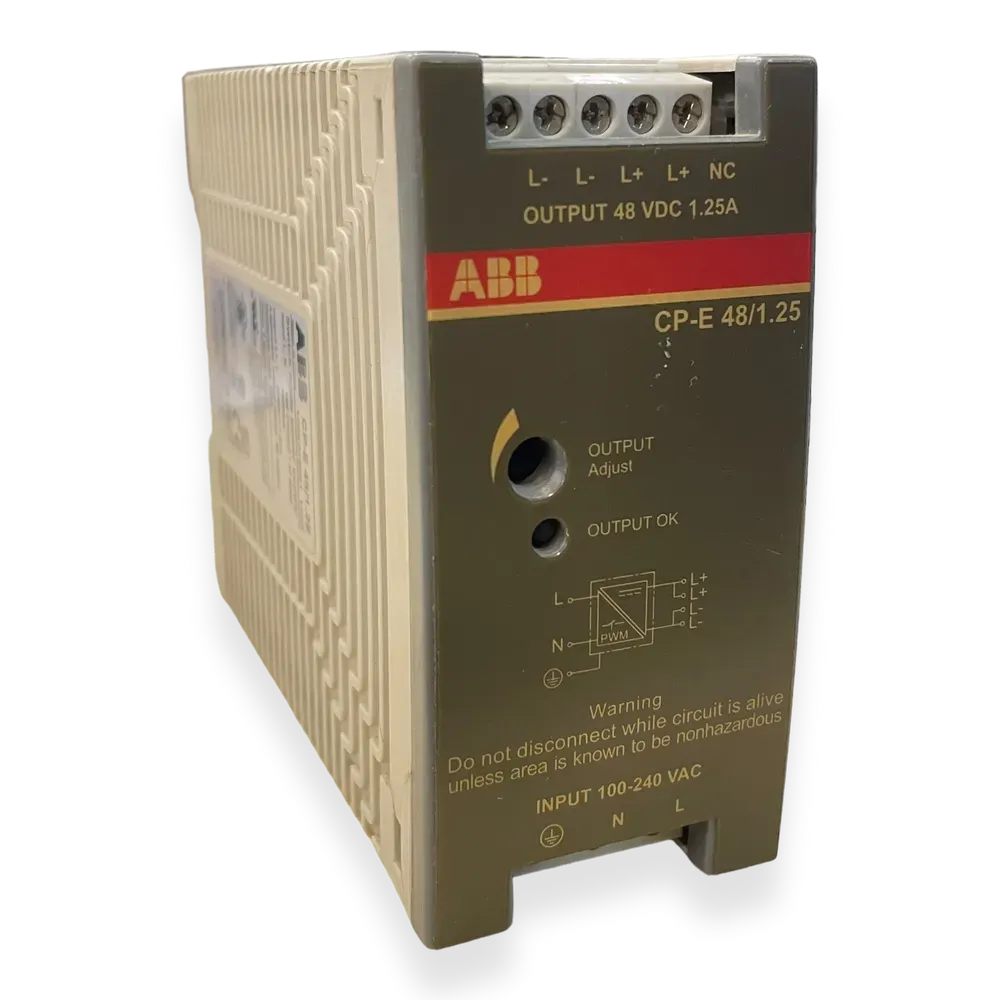 Image of product POWER SUPPLY 48VDC-CP-E48/1.25A ABB