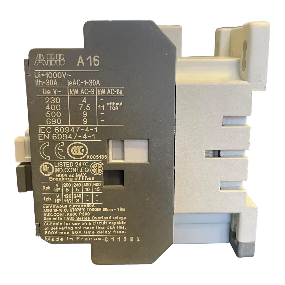 Image of product MAGNETIC CONTACTOR 4 POLE A16-30-10-220VAC ABB