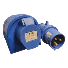 Image of product INDUSTRIAL PLUG & SOCKET-W/M 3X16A-TYP113-6-CLIPSAL