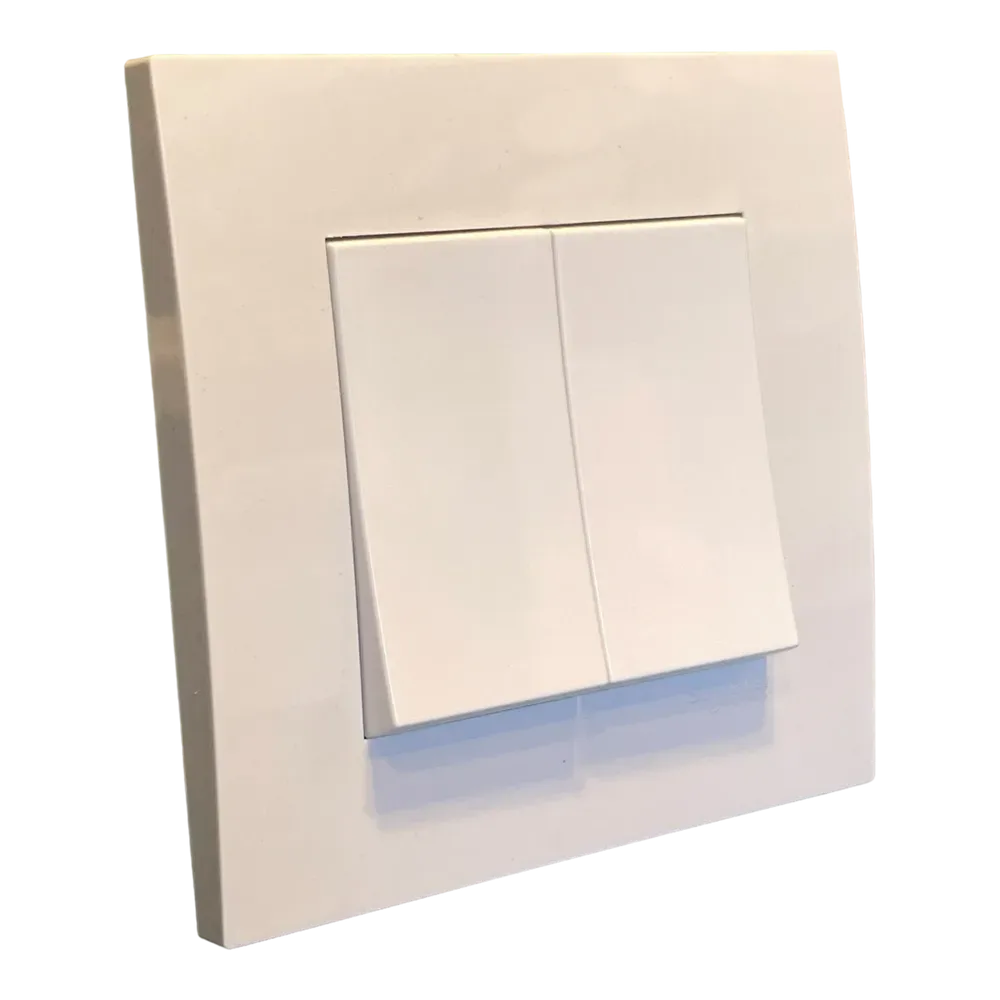 Image of product 2 GANG 1 WAY SWITCH PLATE KB32 VIVACE SCHNEIDER