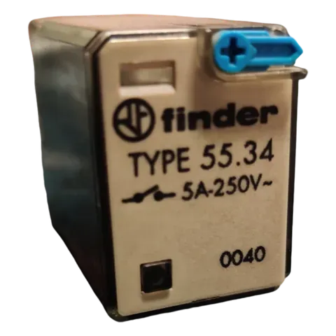 Image of product 14 PIN FLAT RELAY 24VDC TYPE 55.34 5A 250V FINDER