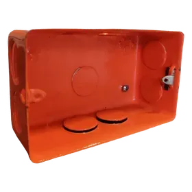 Image of product METAL BOX 3X6 ORANG 36SNGL18SWG CONCEAIED