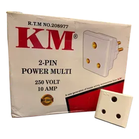 Image of product 2 PIN POWER MULTI ADAPTER 10AMP KM