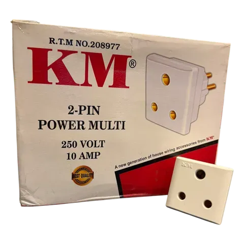 Image of product 2 PIN POWER MULTI ADAPTER 10AMP KM