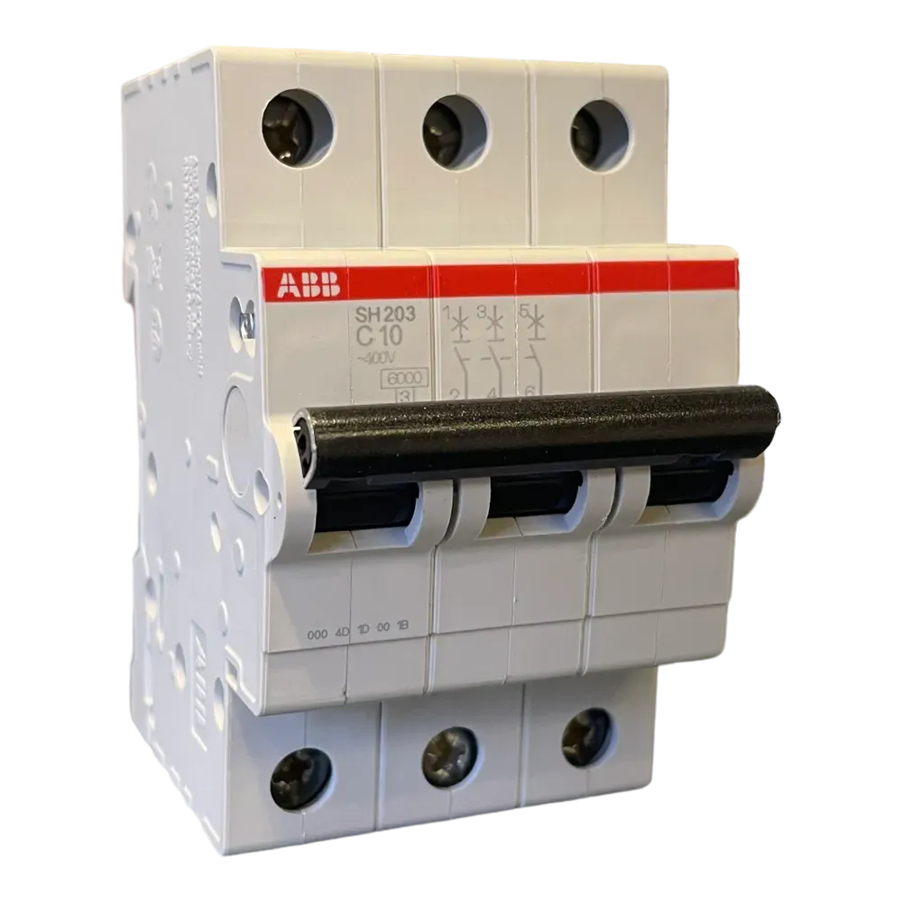 Image of product CIRCUIT BREAKER MCB 3POL 10A SH203 ABB
