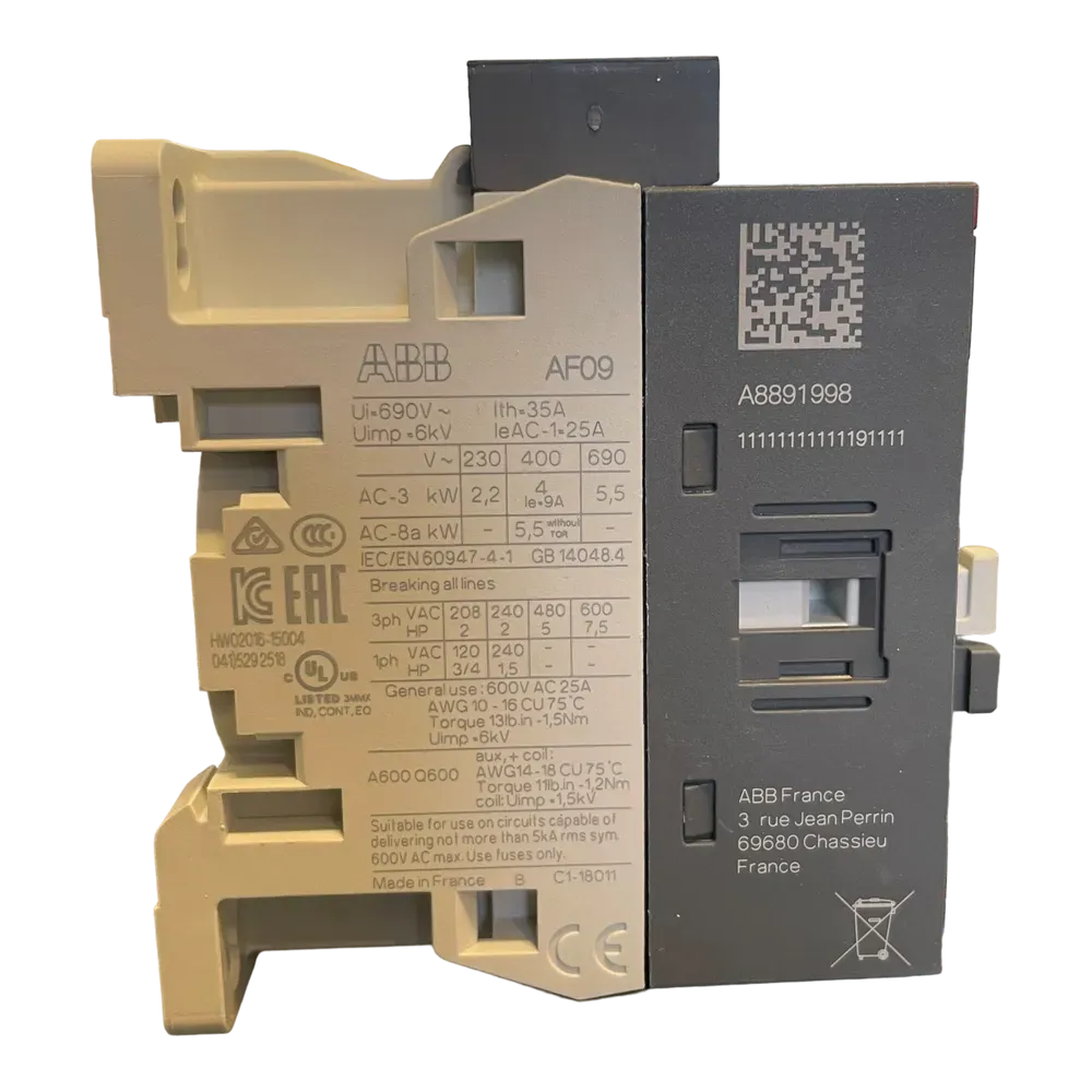 Image of product MAGNETIC CONTACTOR 4 POLE AF09-30-10-14-250V ABB