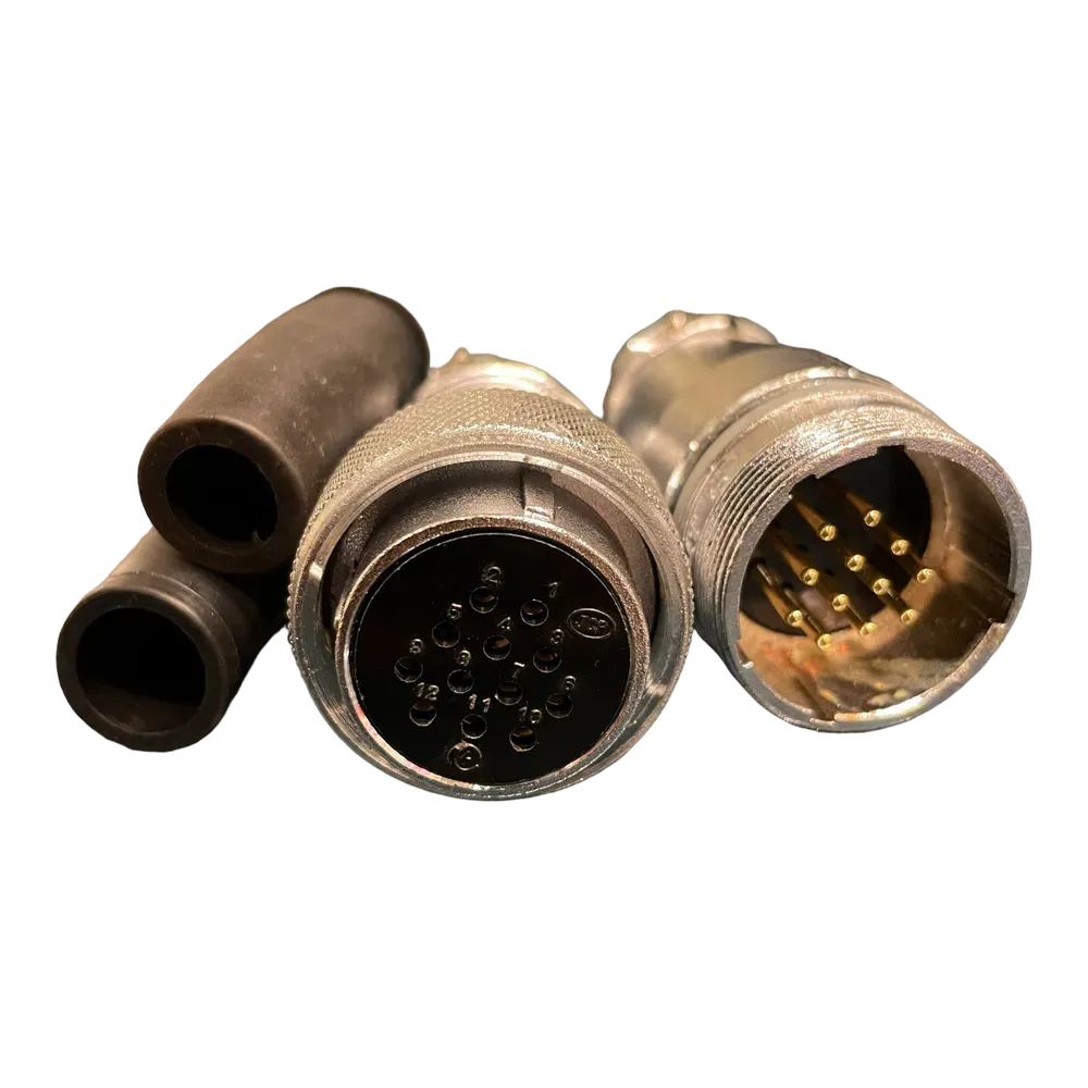 Image of product  MILITARY CONNECTOR 12 PIN  RECEPTICAL PLT