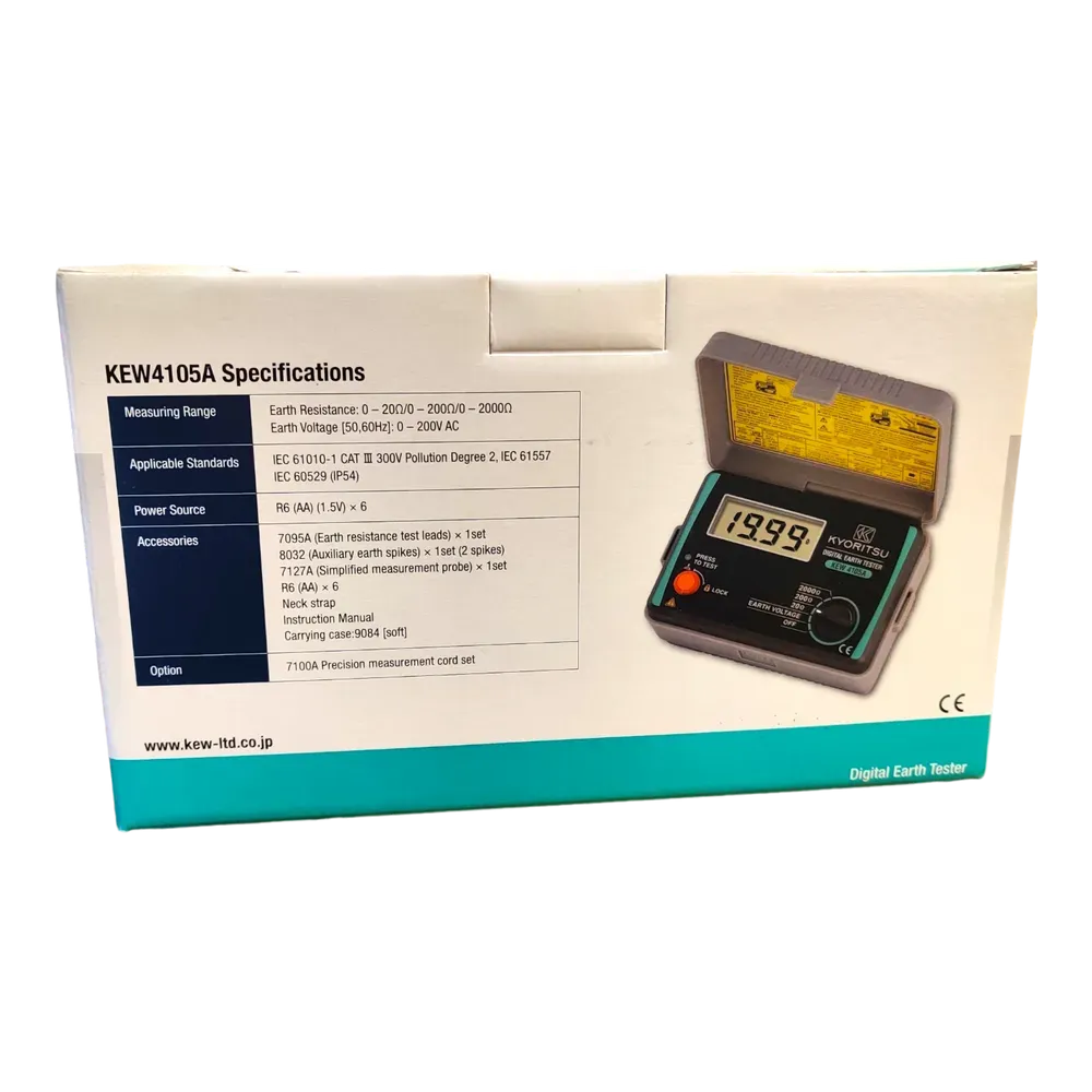 Image of product DIGITAL EARTH TESTER KEW4105A KYORITSU