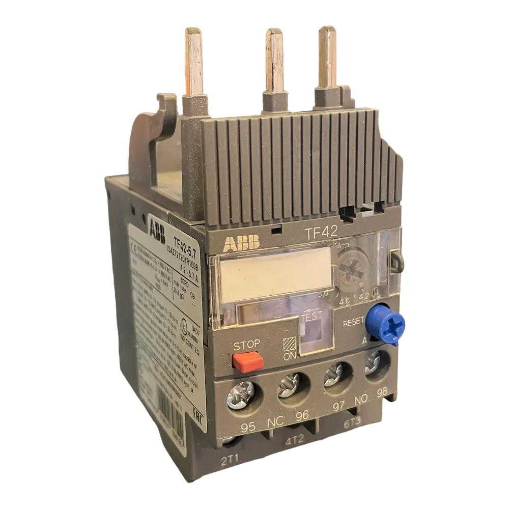 Image of product THERMAL OVERLOAD RELAY TF42 5.7AMP ABB