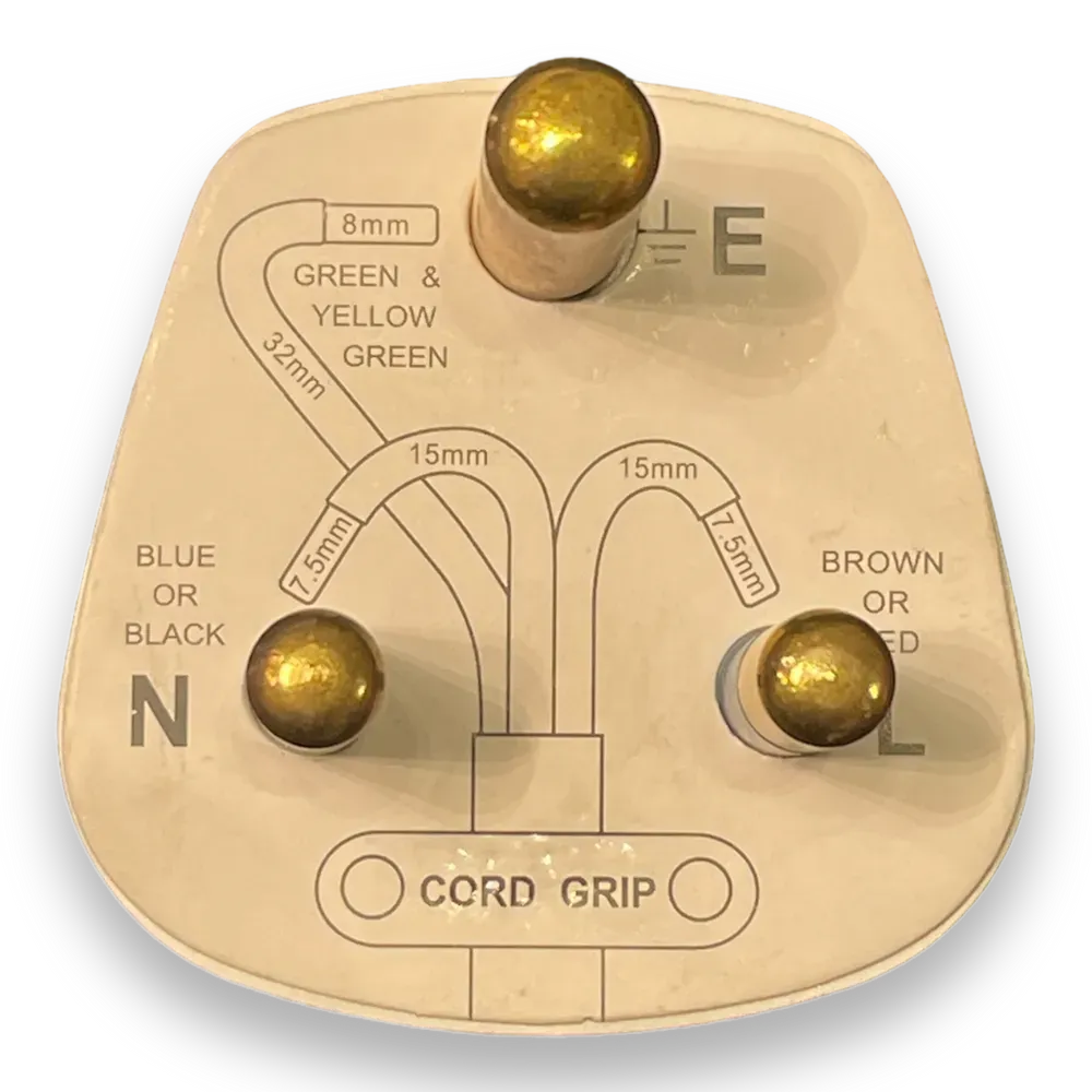 Image of product 3 PIN POWER PLUG ROUND GEC