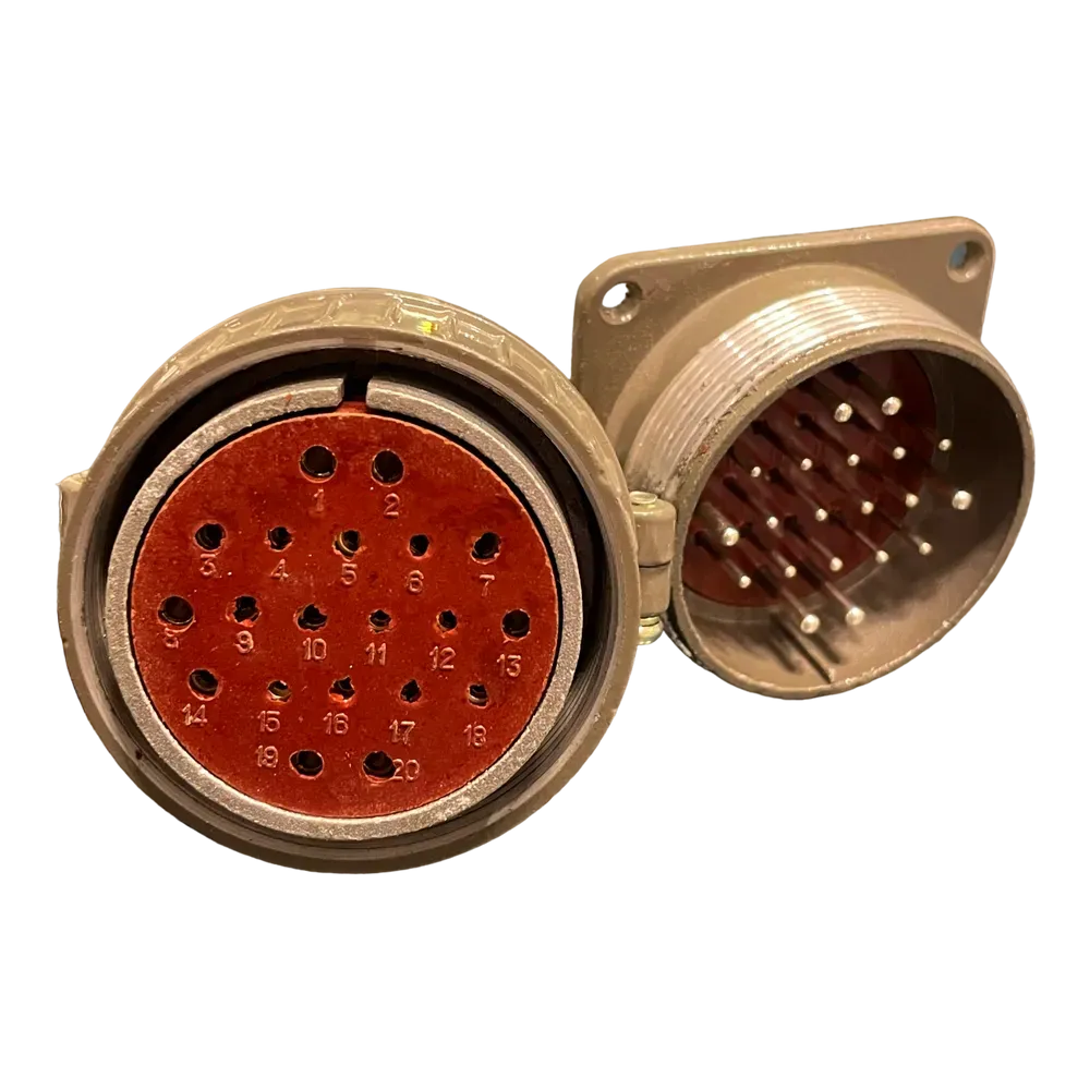 Image of product MILITARY CONNECTOR 20 PIN 48MM P48K5Q CHINA