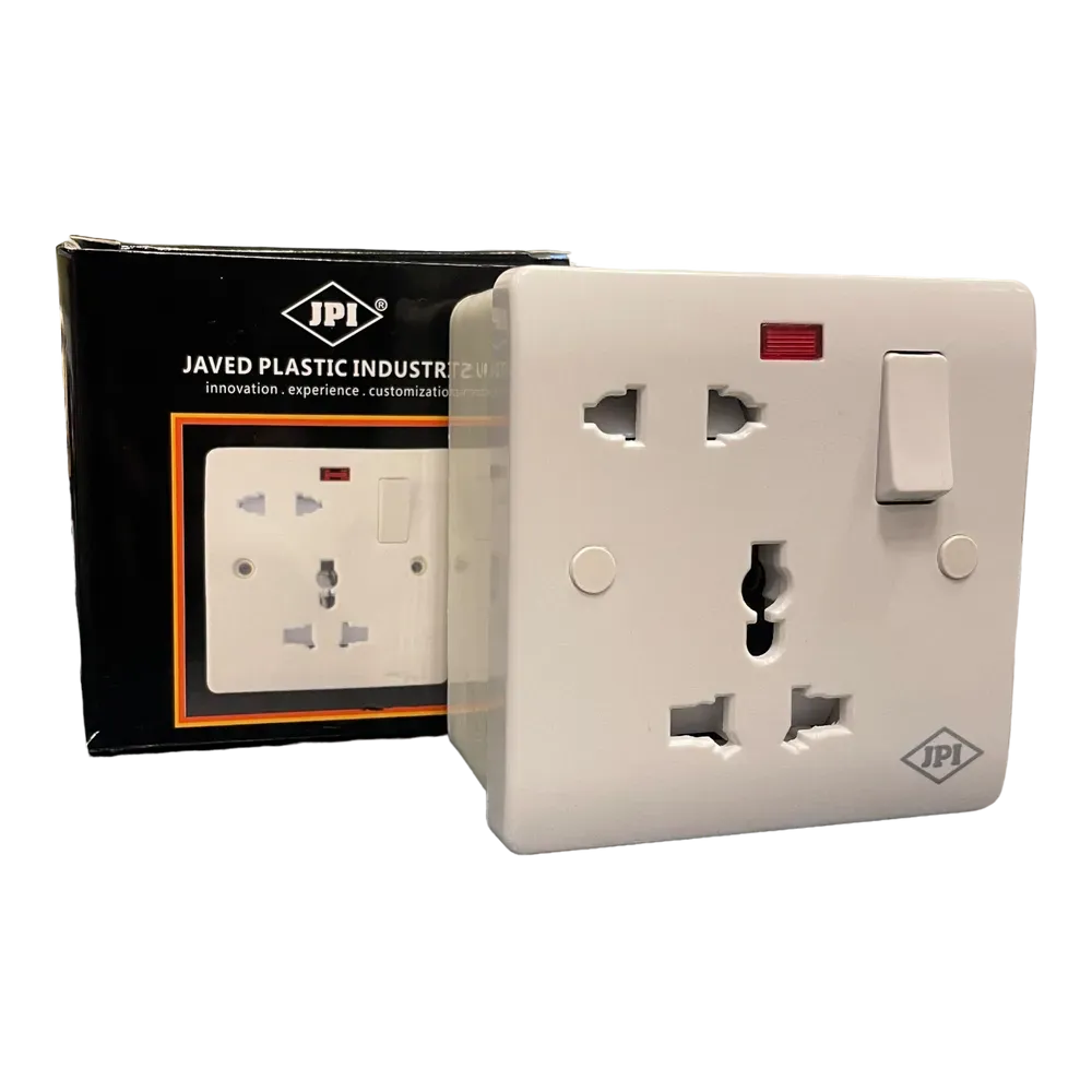 Image of product LIGHT PLUG SOCKET WITH NEON-13AMP-JPI