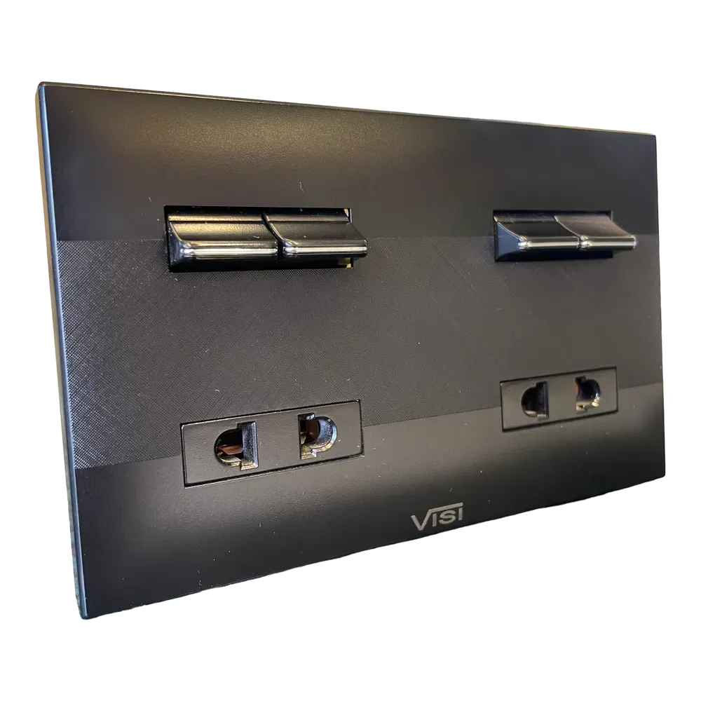 Image of product 4+2 SWITCH PLATE AND SOCKET PLATE VISI 