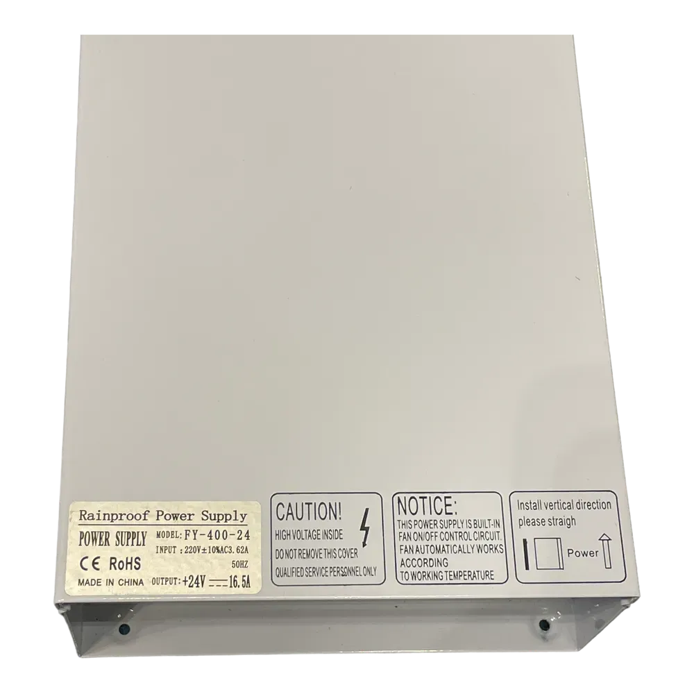 Image of product RAINPROOF POWER SUPPLY-FY-400-24 24V-16.5A ROHS
