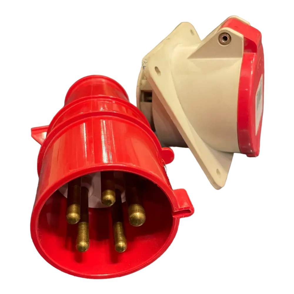 Image of product INDUSTRIAL PLUG & SOCKET P/M 5X32A UL432 6 GARO