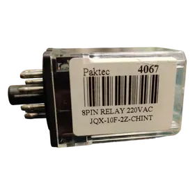 Image of product 8PIN RELAY 220VAC JQX 10F 2Z CHINT