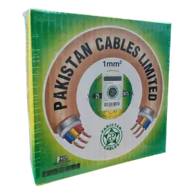 Image of product 1MM CABLE S/C-Y/G PAKISTAN CABLES