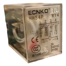 Image of product 14PIN FLAT RELAY HH54P 220VAC ECNKO