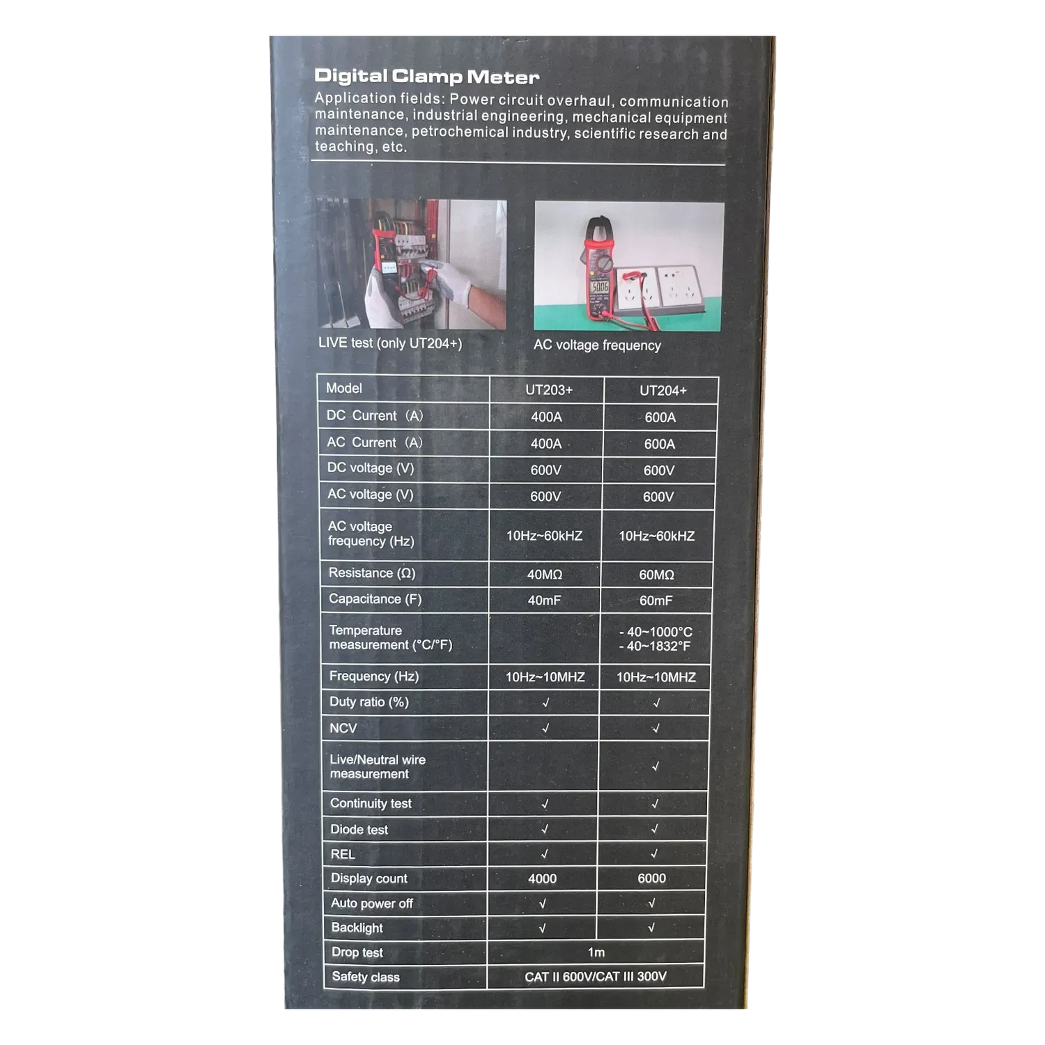 Image of product DIGITAL CLAMP METER UT203 UNI-T