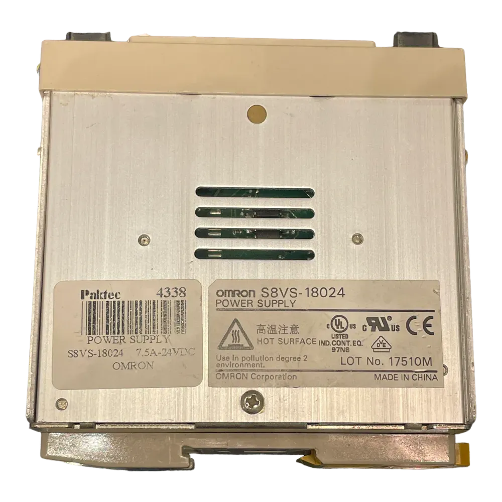Image of product POWER SUPPLY S8VS-18024 7.5A-24VDC OMRON