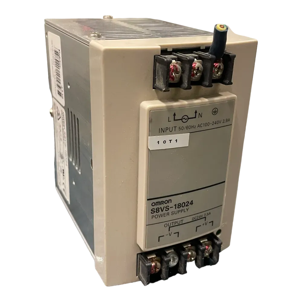 Image of product POWER SUPPLY S8VS-18024 7.5A-24VDC OMRON