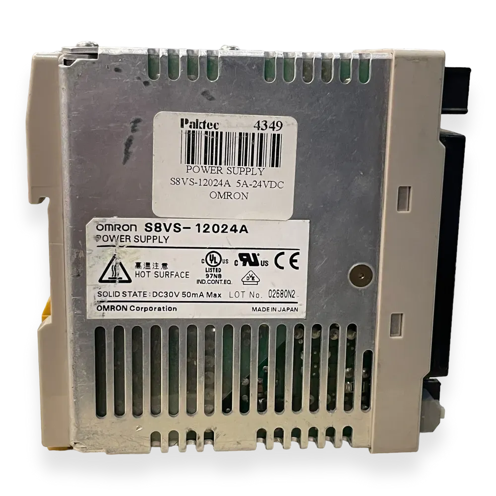 Image of product POWER SUPPLY S8VS-12024A 5A-24VDC OMRON