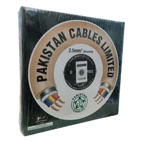 Image of product 2.5MM CABLE S/C BLACK PAKISTAN CABLES