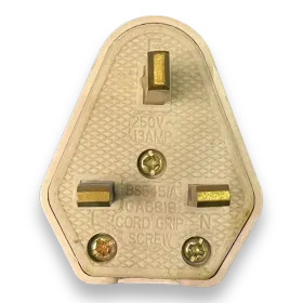 Image of product 3 PIN FLATE CERAMIC SHOO 13A BS545/A CHINA