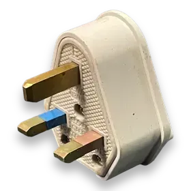 Image of product 3 PIN FLATE CERAMIC SHOO 13A BS545/A CHINA