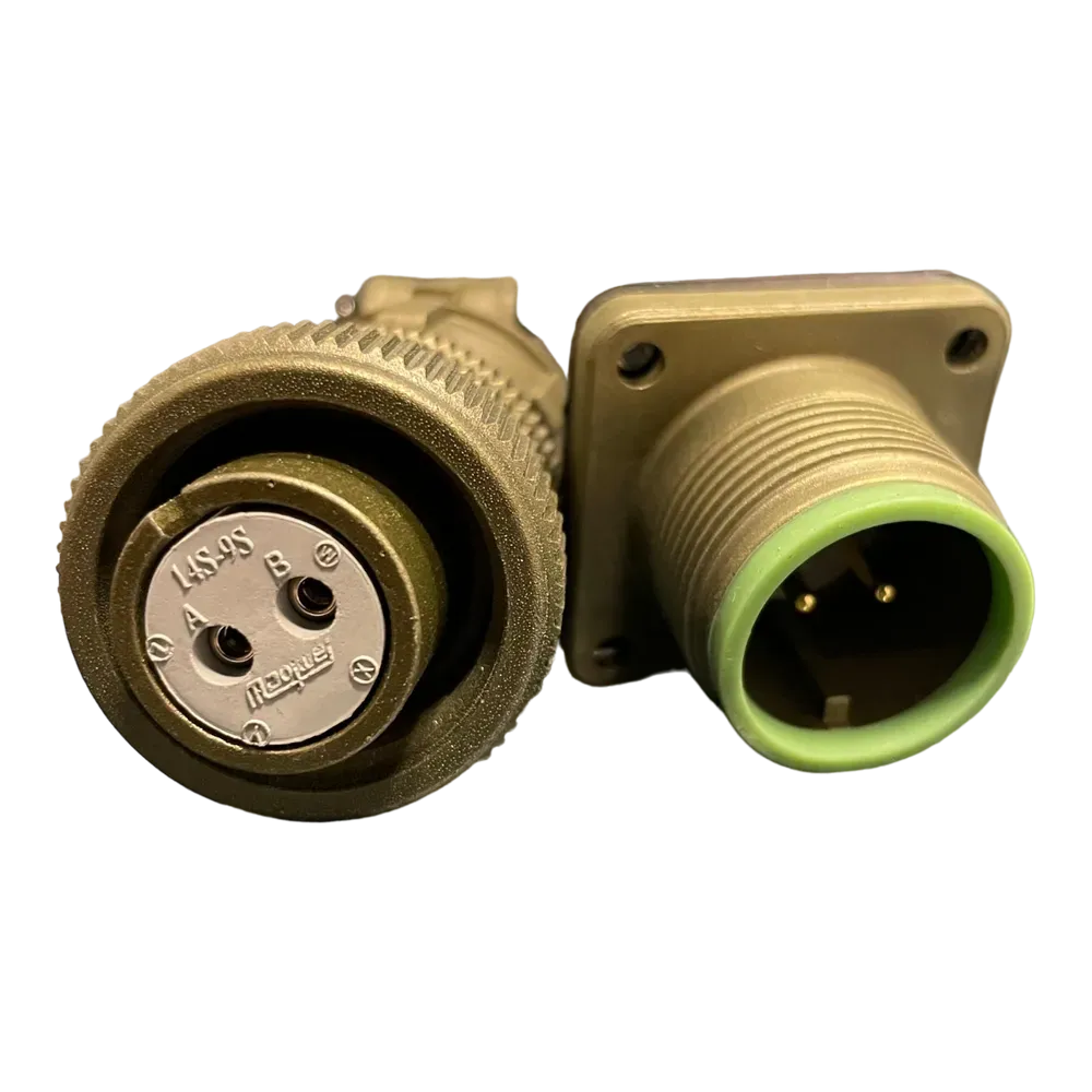 Image of product MILITARY CONNECTOR  2PIN GREEN MAOJWEI