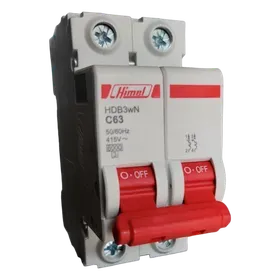 Image of product MCB-2POL 63AMP HDB3WL2C63 HIMEL