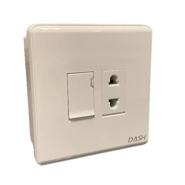 Image of product 1+1 SWITCH PLATE F40SERIES-WHITE-DASH