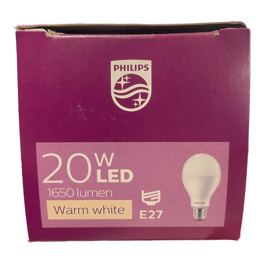 Image of product PHILIPS LED BULB 20WATT E 27 WARM WHITE