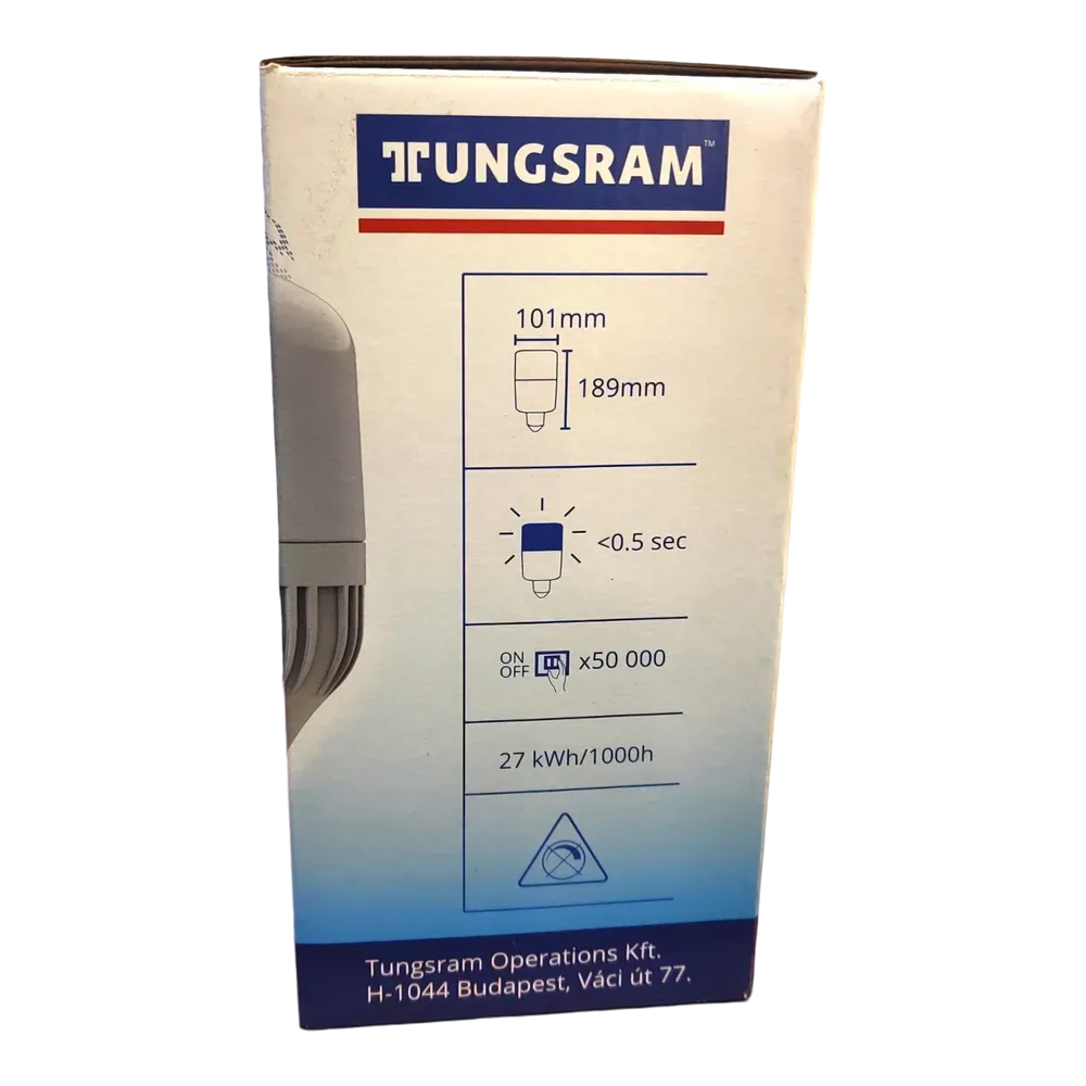 Image of product BULB HIGH LUMEN 27W E27 3000ML DAYLIGHT 6500K 93083687 GE