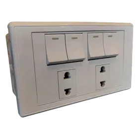 Image of product 4+2 SWITCH PLATE FLASH WHITE DASH