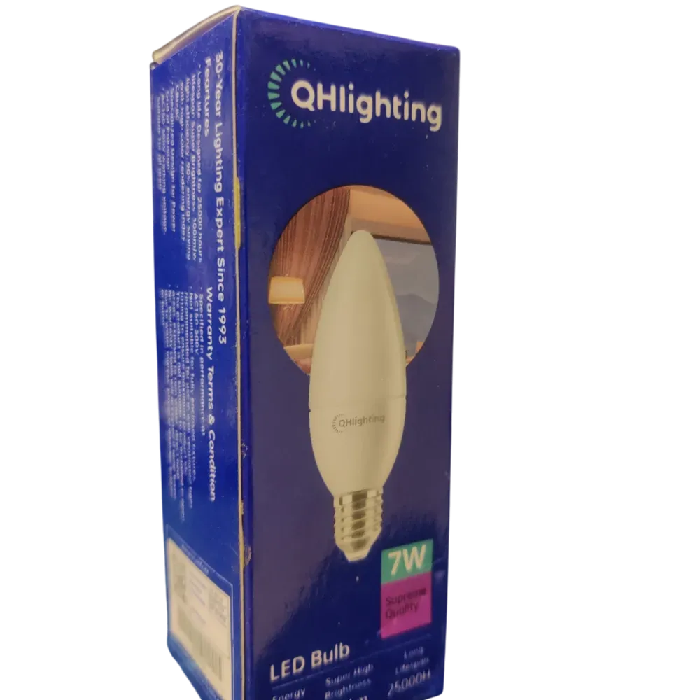 Image of product 7 WATT LED CANDLE BULB 6500K E27 QH