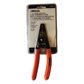 Image of product 7" CURVED HANDLE WIRE STRIPPER CUTTER