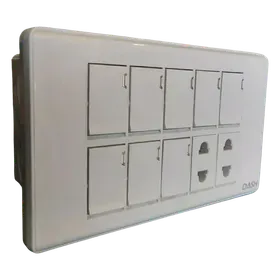 Image of product 8+2 SWITCH PLATE F40 WHITE DASH
