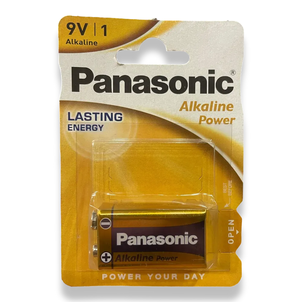 Image of product 9V BATTERY PANASONIC ALKALINE POWER