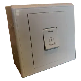Image of product BELL PUSH SWITCH PLATE FLASH WHITE DASH