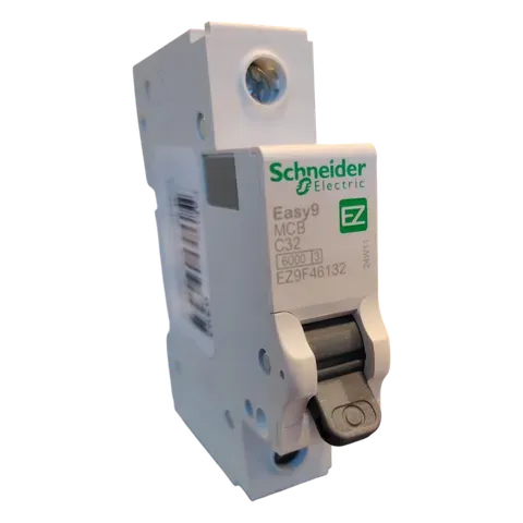 Image of product CIRCUIT BREAKER MCB 1 POL 32AMP EASY9 SCHNEIDER