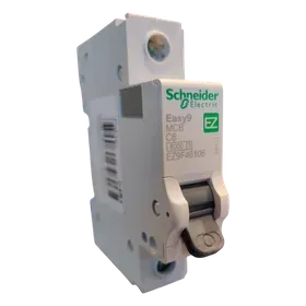 Image of product CIRCUIT BREAKER MCB 1 POL 6AMP EASY9 SCHNEIDER