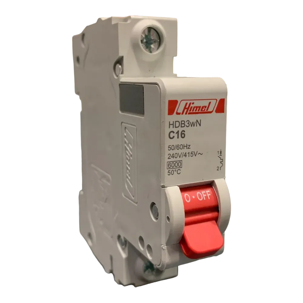 Image of product CIRCUIT BREAKER MCB 16A 1 POLE HIMEL