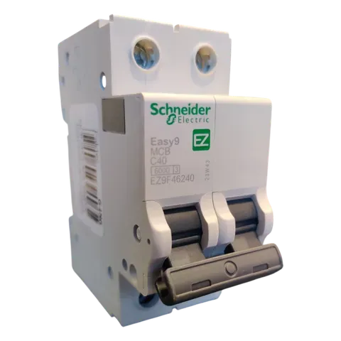 Image of product CIRCUIT BREAKER MCB 2 POL 40AMP EASY9 SCHNEIDER