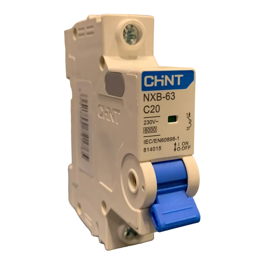 Image of product CIRCUIT BREAKER MCB 20A 1 POLE CHINT