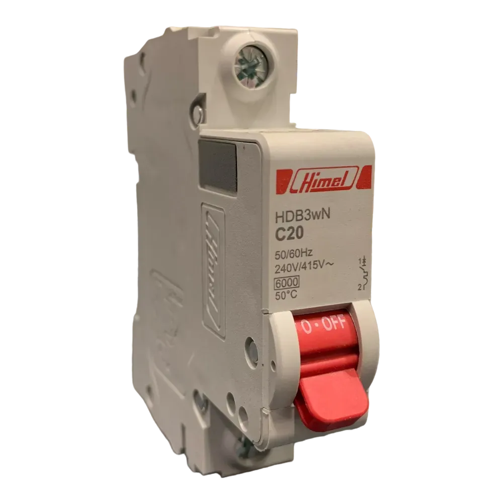 Image of product CIRCUIT BREAKER MCB 20A 1 POLE HIMEL
