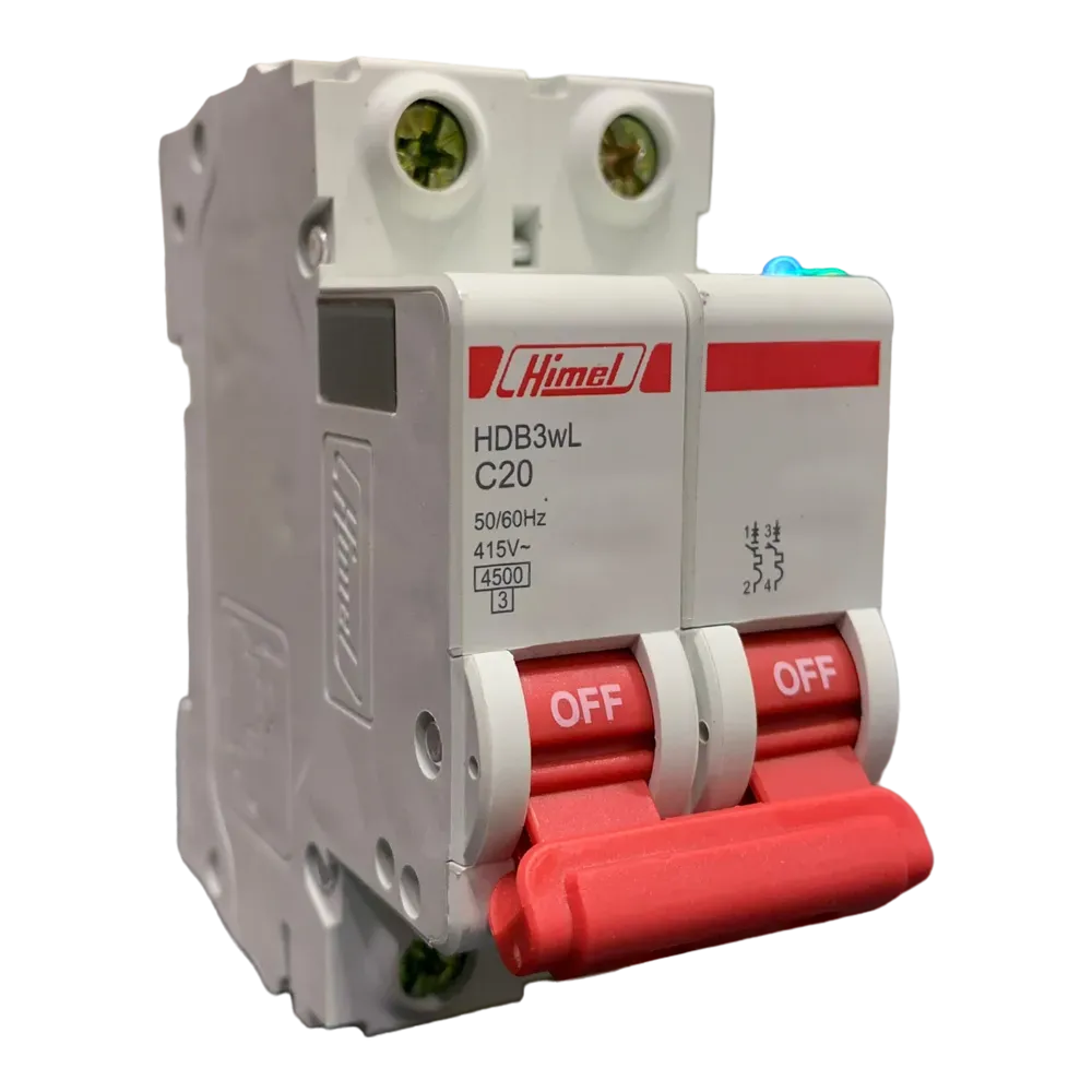 Image of product CIRCUIT BREAKER MCB 20A 2 POLE HIMEL