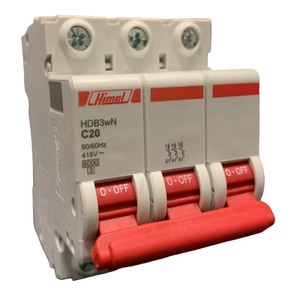 Image of product CIRCUIT BREAKER MCB 20A 3 POLE HIMEL